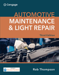Cover image: Automotive Maintenance & Light Repair 3rd edition 9780357766620