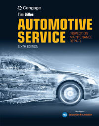 Cover image: Automotive Service:  Inspection, Maintenance, Repair 6th edition 9781337794039