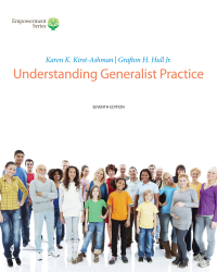 Cover image: Brooks/Cole Empowerment Series: Understanding Generalist Practice 7th edition 9781285748030