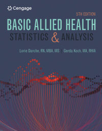 Cover image: Basic Allied Health Statistics and Analysis 5th edition 9781337796965