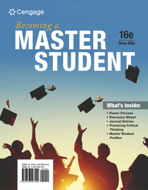 Becoming a Master Student, 16th Edition - FULL INSTANT DOWNLOAD | PDF DOCX EPUB