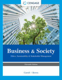 Cover image: Business & Society: Ethics, Sustainability & Stakeholder Management 11th edition 9780357718629