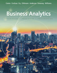 Cover image: Business Analytics 3rd edition 9781337406420