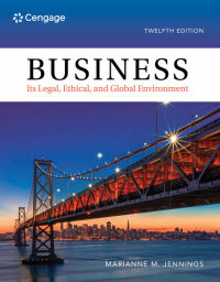 Titelbild: Business: Its Legal, Ethical, and Global Environment 12th edition 9780357447642