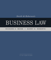 Cover image: Smith and Roberson's Business Law 17th edition 9781337094757