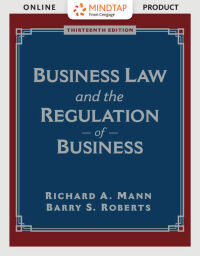 Cover image: Business Law and the Regulation of Business 13th edition 9780357042625