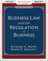 Omslagafbeelding: Business Law and the Regulation of Business 13th edition 9780357042625