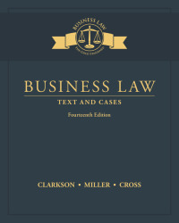Cover image: Business Law: Text and Cases 14th edition 9781305967250