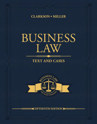 Cover image: Business Law: Text and Cases 15th edition 9780357129630