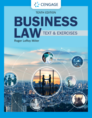Cover image: Business Law: Text & Exercises 10th edition 9780357717417