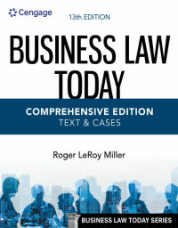 Titelbild: Business Law Today, Comprehensive, Text & Cases 13th edition 9780357634691