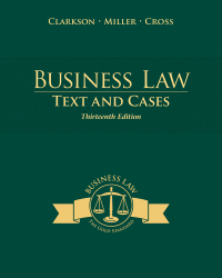 Cover image: Business Law: Text and Cases 13th edition 9781285185248