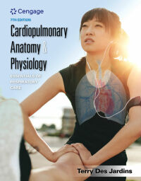 Cover image: Cardiopulmonary Anatomy & Physiology: Essentials of Respiratory Care 7th edition 9781337794909