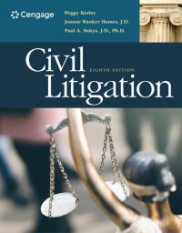 Cover image: Civil Litigation 8th edition 9781337798839