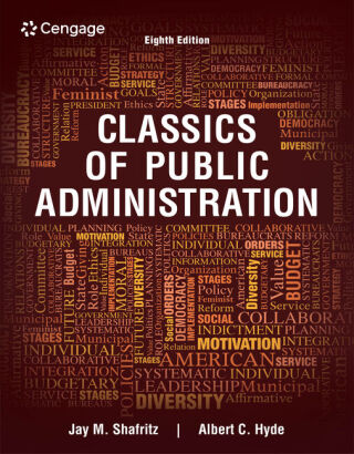 Cover image: Classics of Public Administration 8th edition 9781305639034