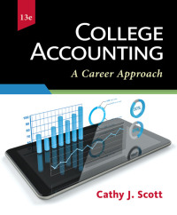 Cover image: College Accounting: A Career Approach 13th edition 9781337280570