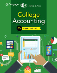 Cover image: College Accounting, Chapters 1-27 23rd edition 9781337794756