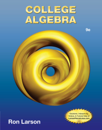 Cover image: College Algebra 9th edition 9781133963028
