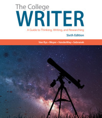 Cover image: The College Writer: A Guide to Thinking, Writing, and Researching (with 2019 APA Updates) 6th edition 9781305958067