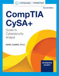 Titelbild: CompTIA CySA+ Guide to Cybersecurity Analyst (CS0-002) 2nd edition 9780357678091