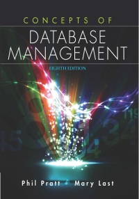 Cover image: Concepts of Database Management 8th edition 9781285427102