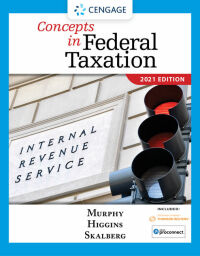 Cover image: Concepts in Federal Taxation 2021 28th edition 9780357141212
