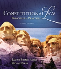 Cover image: Constitutional Law: Principles and Practice 2nd edition 9781111648541