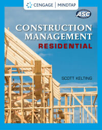 Cover image: Construction Management: Residential 1st edition 9780357030790