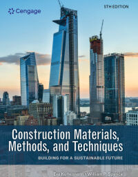 Construction Materials, Methods and Techniques: Building for a Sustainable  Future 5th Edition