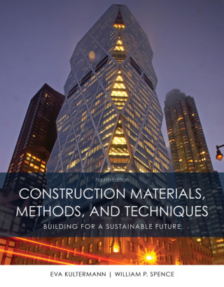 Cover image: Construction Materials, Methods and Techniques 4th edition 9781305086272