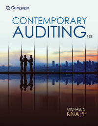 Omslagafbeelding: Contemporary Auditing 12th edition 9780357515402