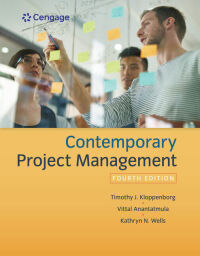 Cover image: Contemporary Project Management 4th edition 9781337406451