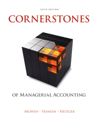 Cover image: Cornerstones of Managerial Accounting 6th edition 9781305103962