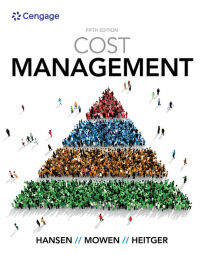 Omslagafbeelding: Cost Management 5th edition 9780357141090