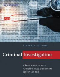 Cover image: Criminal Investigation 11th edition 9781285862613