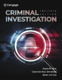 Cover image: Criminal Investigation 12th edition 9780357511671