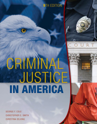 Cover image: Criminal Justice in America 9th edition 9781305966062