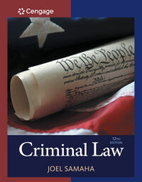 Cover image: Criminal Law 12th edition 9781305577381