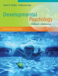 Cover image: Developmental Psychology: Childhood and Adolescence 9th edition 9781111834524