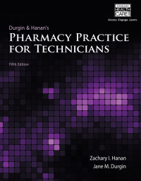 Cover image: Pharmacy Practice for Technicians 5th edition 9781133132769
