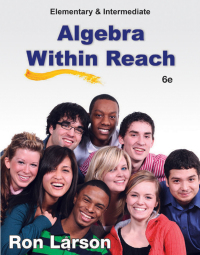 Cover image: Elementary and Intermediate Algebra: Algebra Within Reach 6th edition 9781285074672