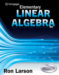 Cover image: Elementary Linear Algebra 8th edition 9781305658004