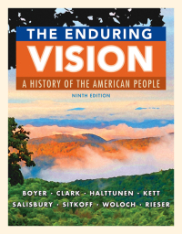 Cover image: The Enduring Vision: A History of the American People 9th edition 9781305861664