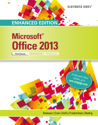 Cover image: Enhanced Microsoft Office 2013: Illustrated Introductory, First Course 1st edition 9781305409026