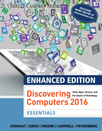 Omslagafbeelding: Enhanced Discovering Computers ©2017, Essentials 1st edition 9781305657465