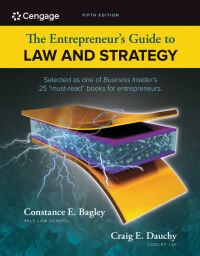 Cover image: The Entrepreneur's Guide to Law and Strategy 5th edition 9781285428499