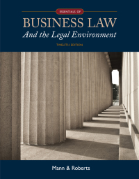 Cover image: Essentials of Business Law and the Legal Environment 12th edition 9781305075436