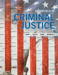 Cover image: Essentials of Criminal Justice 11th edition 9781337557771