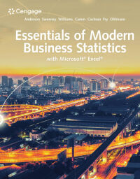 Cover image: Essentials of Modern Business Statistics with Microsoft Office Excel 8th edition 9780357131626