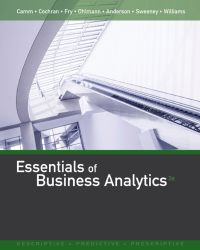 Cover image: Essentials of Business Analytics 2nd edition 9781305627734
